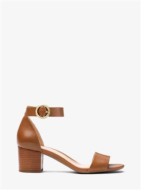 michael kors lena patent leather sandal|Lena Leather Sandal .